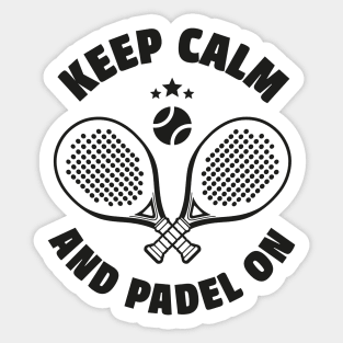 Padel-Tennis Sticker
